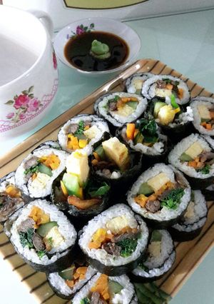 Foto resep Beef Sushi