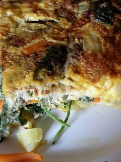 Foto resep Potato Spinach Frittata
