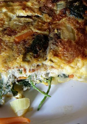 Foto resep Potato Spinach Frittata