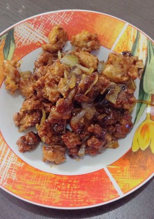 Foto resep Ayam saos mudah