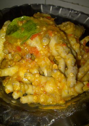 Foto resep ceker pedas