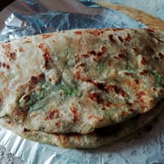 A picture of Aloo paratha.