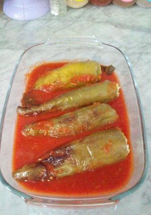 صورة لوصفة فلفل محشي ⁦🌶️⁩🍅