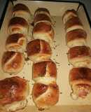Rollitos de jamón y queso
