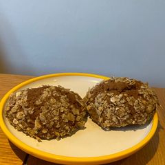 A picture of Cinnamon melting moments biscuits.