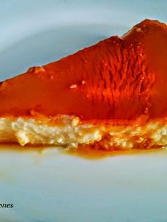 Una foto de Tarta de queso al microondas