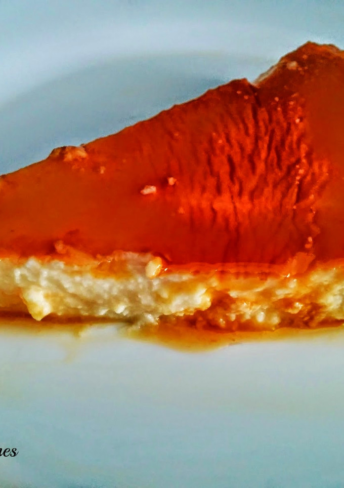 Una foto de Tarta de queso al microondas