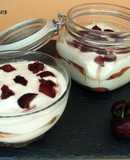Tiramisú de cerezas
