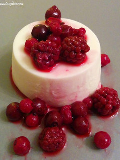 Una foto de Panna cotta