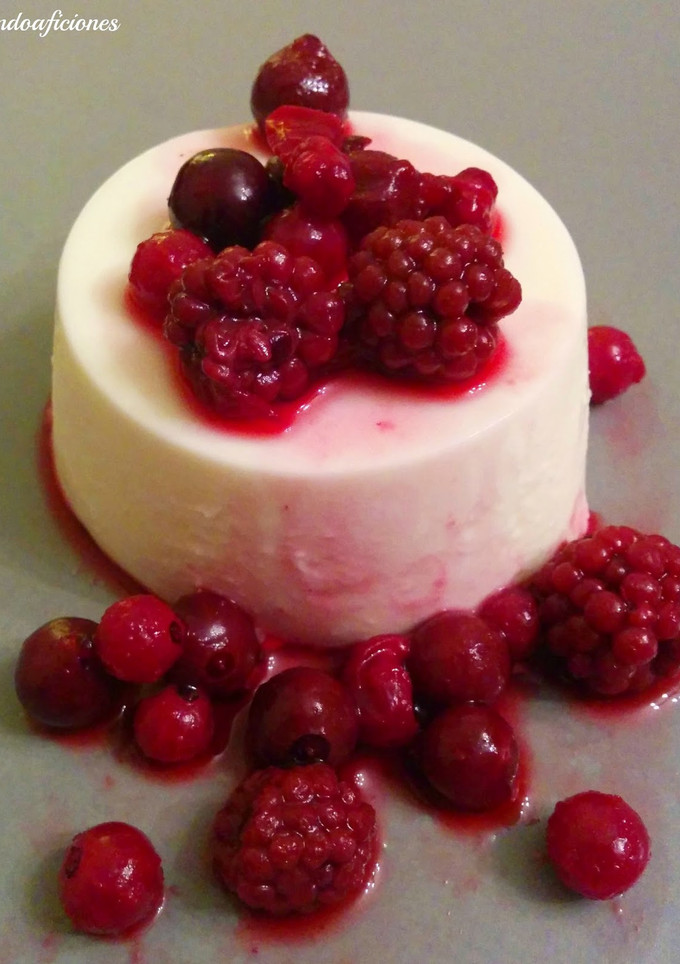 Una foto de Panna cotta