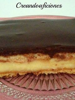 Una foto de Tarta de la abuela, con crema pastelera