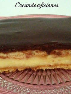 Una foto de Tarta de la abuela, con crema pastelera