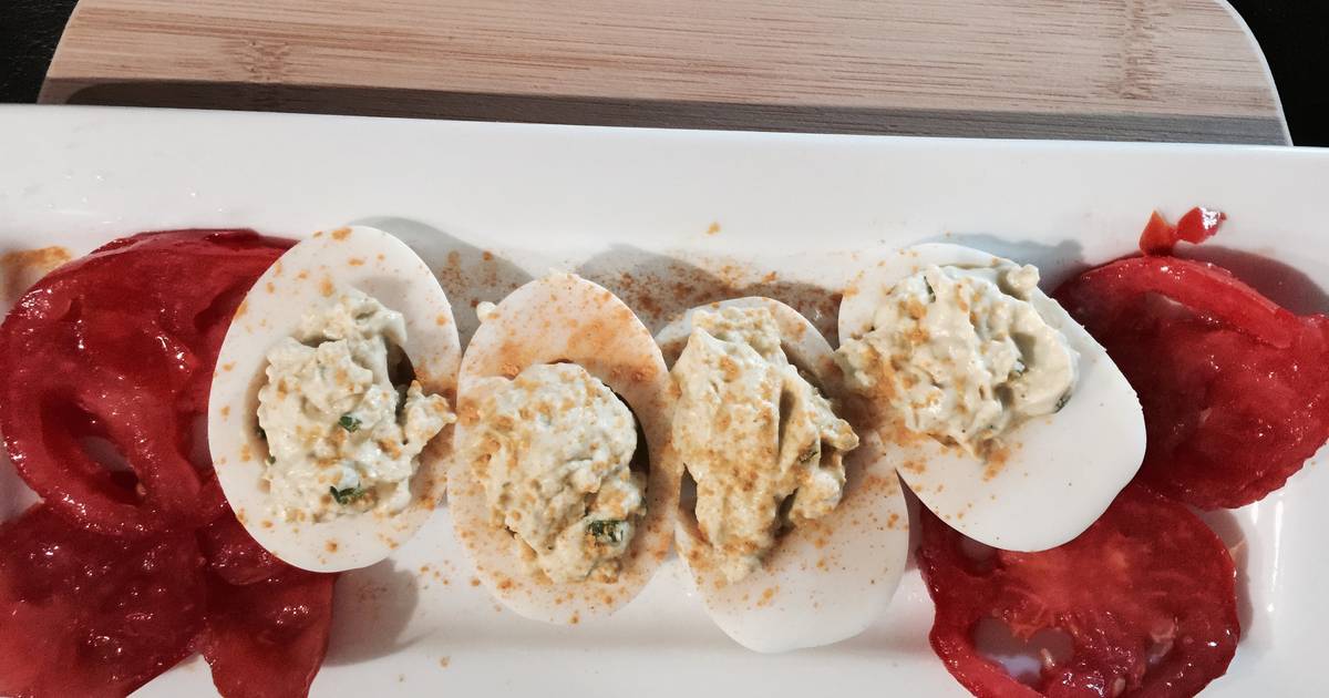 Turmeric Deviled Eggs Recipe by Alheniel Cookpad