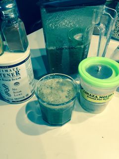 A picture of Greens and Reds Smoothie .