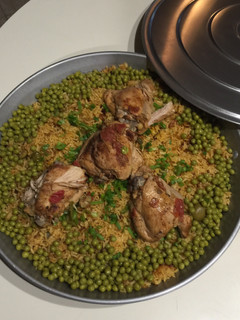 A picture of Caribbean Tea Chicken Yellow Rice.