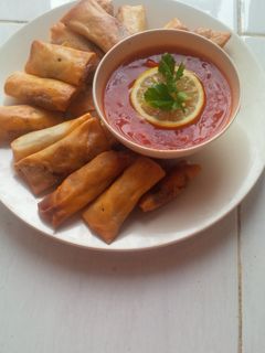 Foto resep Mini Lumpia Saos Asam Pedas