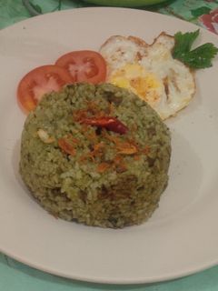 Foto resep Nasi Goreng Bayam