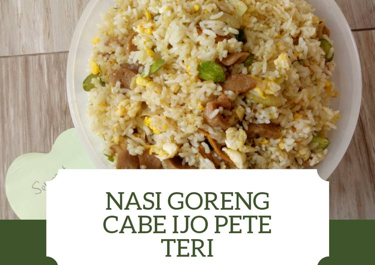 9Rahasia Memasak Nasi goreng cabe ijo pete teri yang Renyah