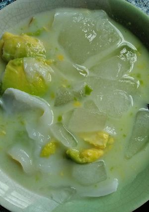 Foto resep Es kopyor alpukat