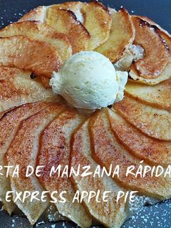 Una foto de Tarta de manzana rápida