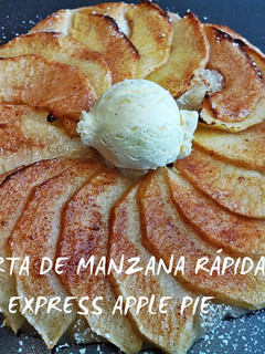 Una foto de Tarta de manzana rápida