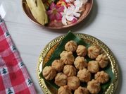 A picture of coconut mawa modak