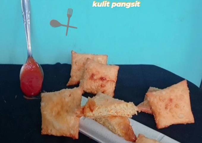 Martabak telur, wortel kulit pangsit/siomay