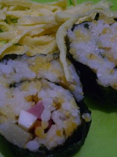 Foto resep kimbab nasi jagung