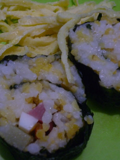 Foto resep kimbab nasi jagung