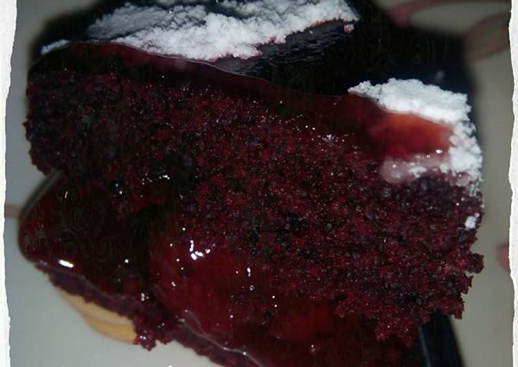 How to Make Super Quick Homemade Red Velvet Cake (no eggs, butter, milk)
