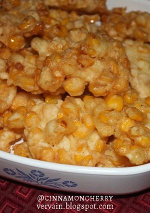 A picture of Perkedel Jagung (Indonesian Corn Fritters).