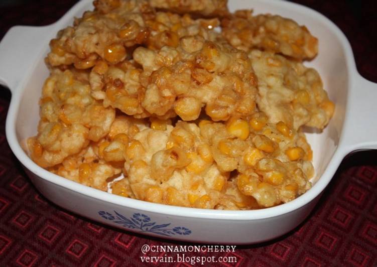 Recipe of Favorite Perkedel Jagung (Indonesian Corn Fritters)