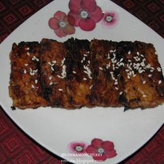 A picture of Tempeh Teriyaki.