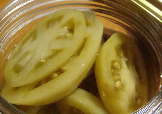 Easiest Way to Prepare Perfect Pickled Green Tomatoes