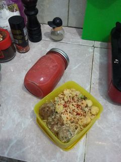 Foto resep Spageti saus bola daging