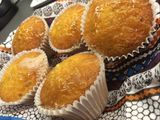 Muffins de maracuja y coco