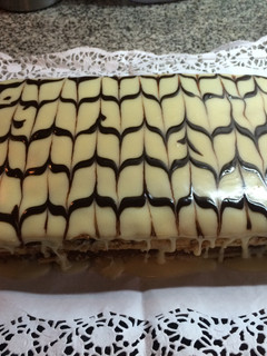 Una foto de Mil hojas de dulce de leche (hojaldre crocante)