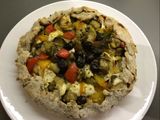 Tarta rustica mediterránea