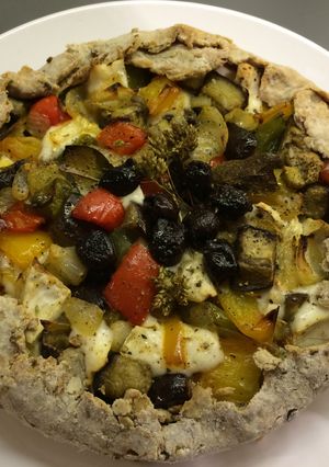 Una foto de Tarta rustica mediterránea
