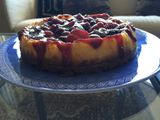 Cheesecake de limón y amaretti.