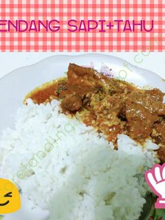 Foto resep Rendang Sapi +Tahu sederhana 