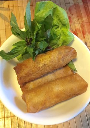 Hình của món Bún Chả Giò.