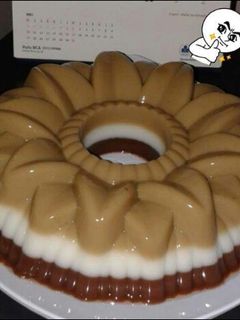 Foto resep puding tiramisu