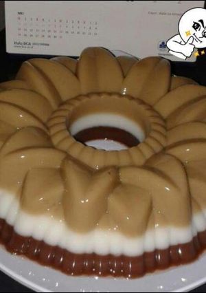 Foto resep puding tiramisu