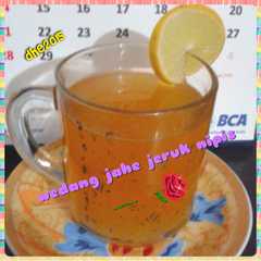 รูปของ wedang jahe jeruk nipis