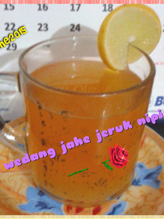 Foto resep wedang jahe jeruk nipis