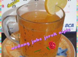 Foto resep wedang jahe jeruk nipis