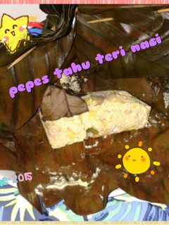 Foto resep pepes tahu teri nasi