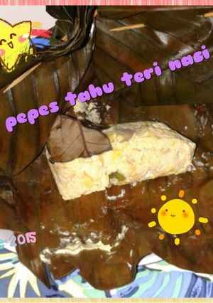 Foto resep pepes tahu teri nasi
