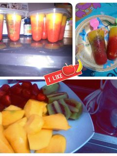 Foto resep popsicles fresh fruits